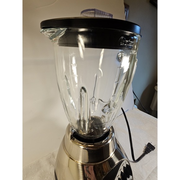 Oster Classic Series 16 Speed Blender Glass 5 Cup Jar Precise Blend All Metal - Picture 12 of 16